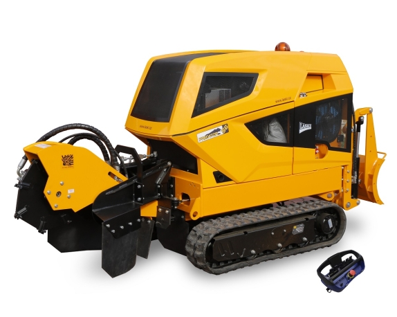 Stump cutter on crawler chains - 56,0 hp Laski PREDATOR P56RX